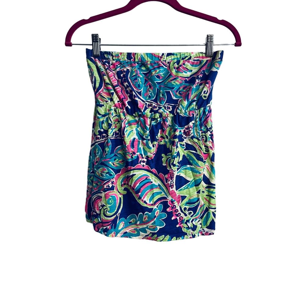 Lily Pulitzer strapless top